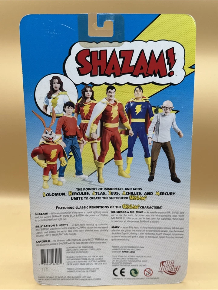 DC Direct Toys - ¡Shazam! Figura de 6” variante blanca Mary Marvel con capa - sellada NUEVA Foto 2 de 2