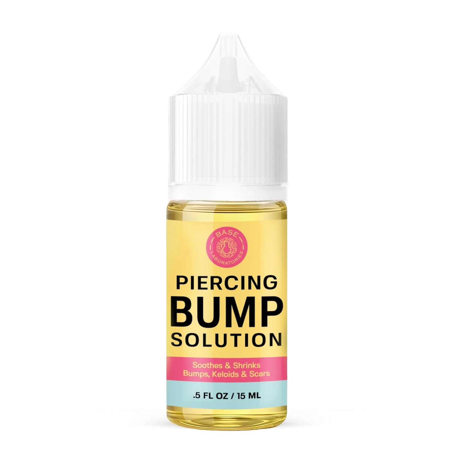 Piercing Bump Solution Oil for Keloid Bump Removal 0.5 oz ~ BASE LABORATORIES image 1