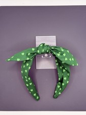 Shamrock Homemade Tie Knot Headband Hair Accessories St. Patrick  s Day Women
