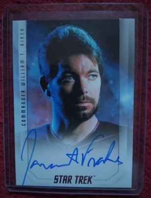 William Frakes Star Trek Riker Autogramm Sammelkarte
