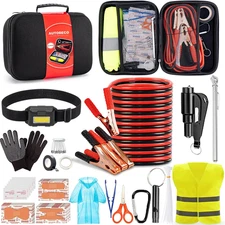 Car Roadside Emergency Kit, Portable Car Safety Kit Car Kits for Emergency