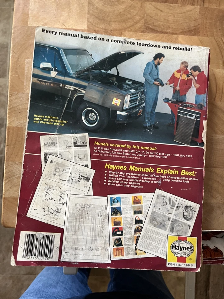 HAYNES 420 Chevrolet & GMC PICK-UPS 1967 THRU 1987 Automotive Repair Manual Foto 2 de 2