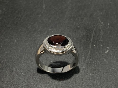 Ring Granat 925er Silber Gr. 55 - Bild 12 von 13