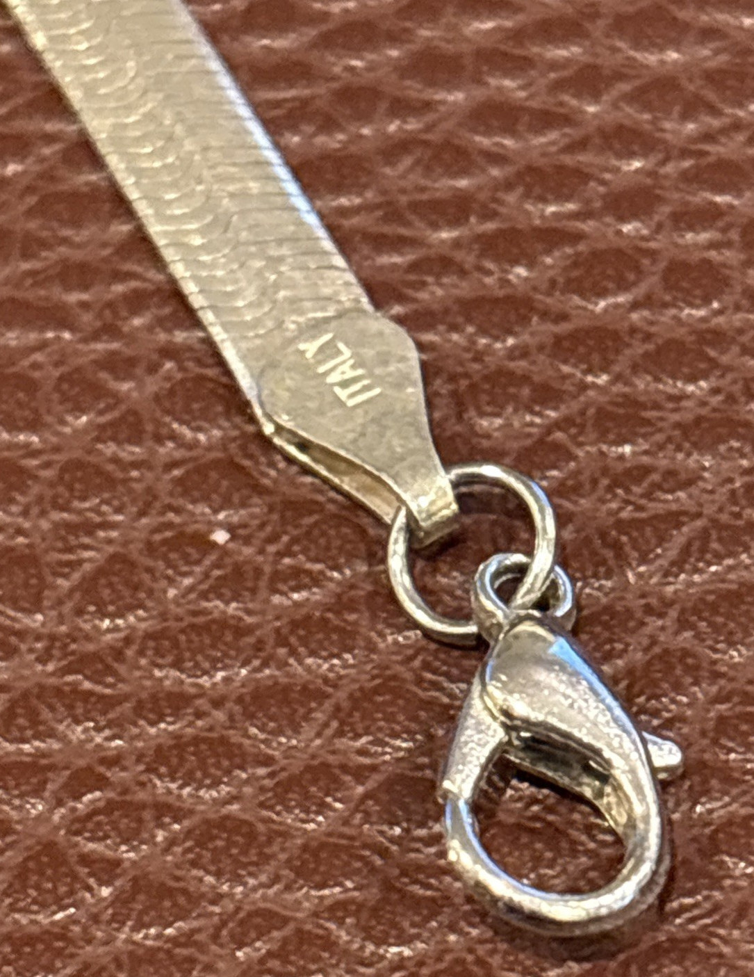 Herringbone 7" Solid Sterling Silver 925 Link Bra… - image 12