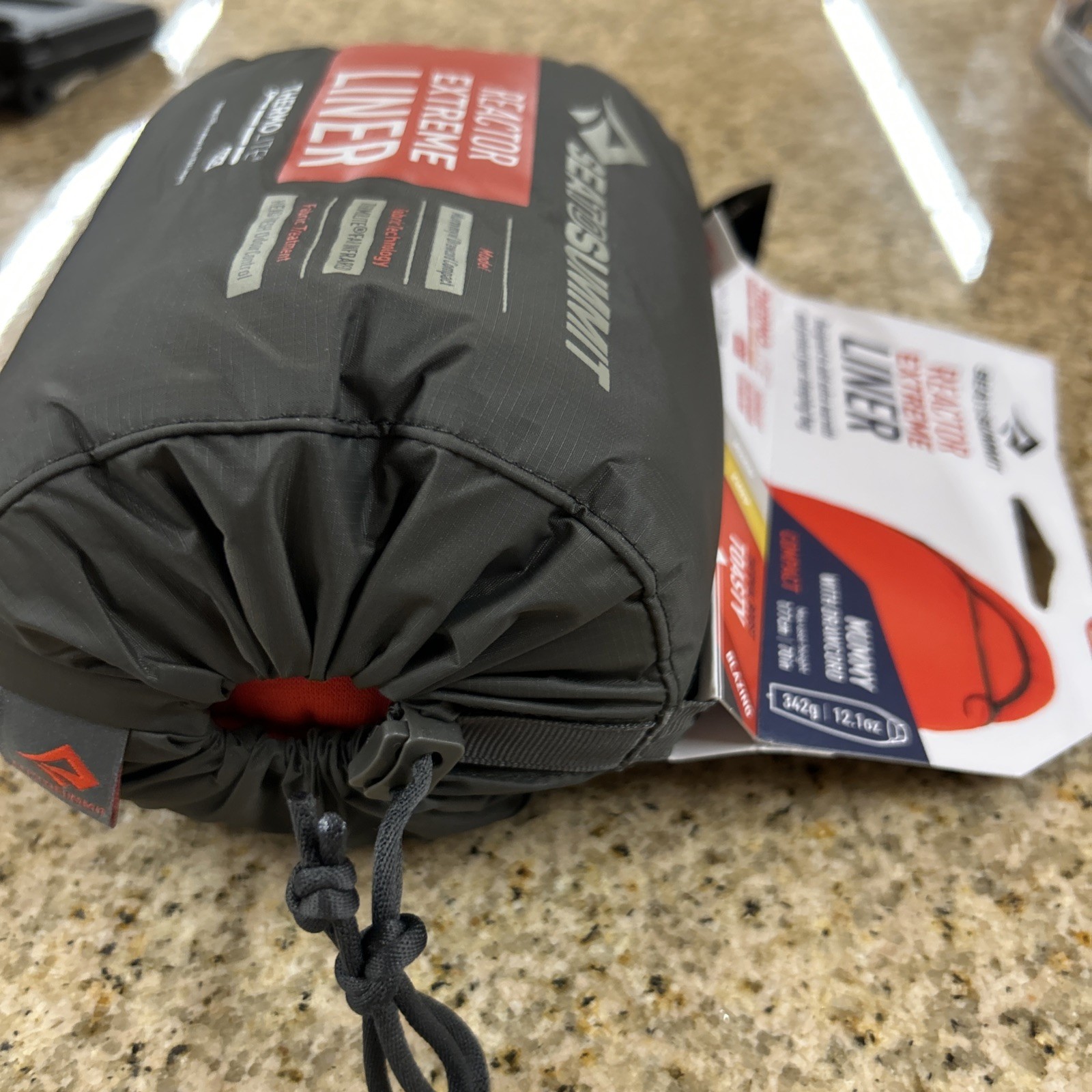 Sea To Summit Reactor Extreme Liner Compact Toasty Mummy w/ Drawcord Orange NEW