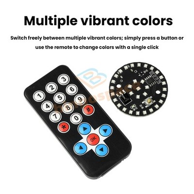 Infrared Remote-Controlled LED Light 10 Mode Type-C Night Light Infrared Module