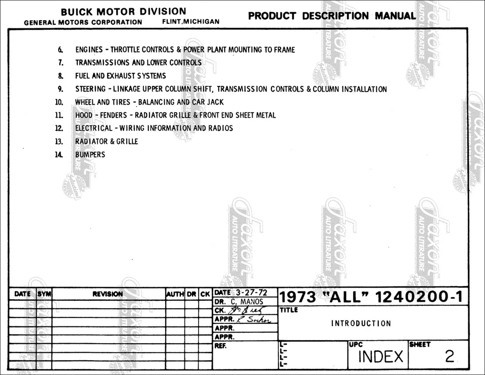 1973 Buick Century and Regal Factory Assembly Manual Luxus Eploded Views - Image 3 of 4