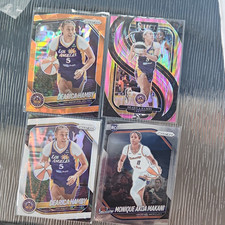 Panini 2023 WNBA Prizm & Select 4-Card Lot Hamby, Akoa Makani RC