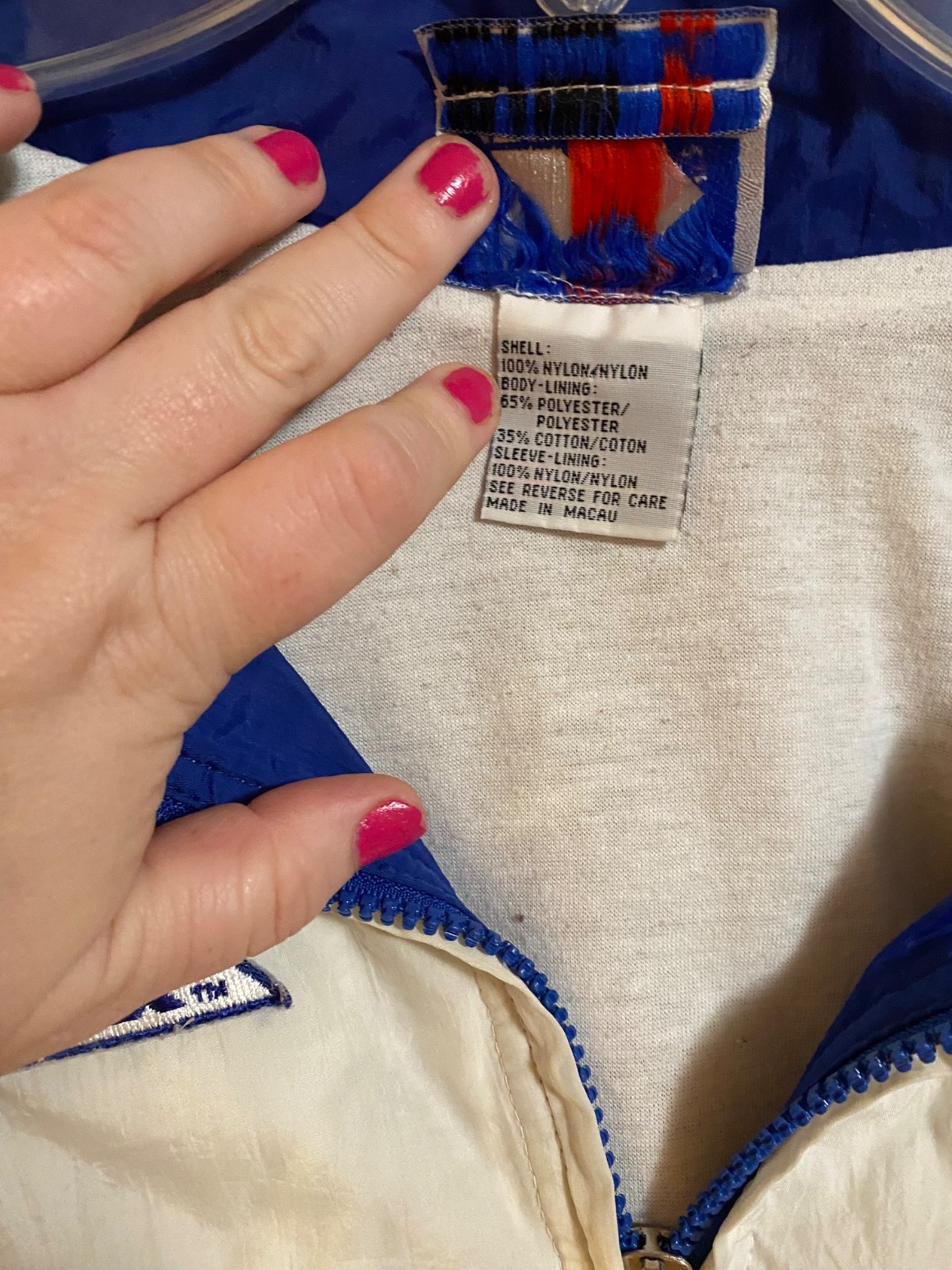 VTG 90s Kentucy Wildcats Windbreaker Jacket Apex One Shark Tooth szL Retro Adult