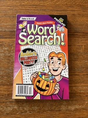 Take a Break Archie's Halloween Party! Word Search ~Over 134 Puzzles ~ Dec.2025