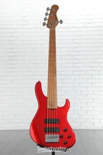 Sadowsky MetroExpress Modern 5-string Bass Guitar - Candy Apple Red, Maple