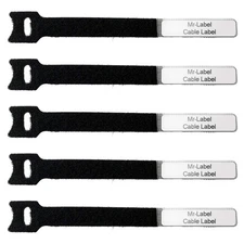 -1/2" Write on Cinch Straps - Reusable Fastening Cable Ties - Identify Quickl...