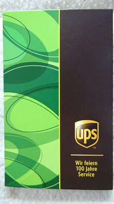 UPS - 100 Jahre Service - Metallbarren aus der Boeing 727 N907UP Made in 2007 -