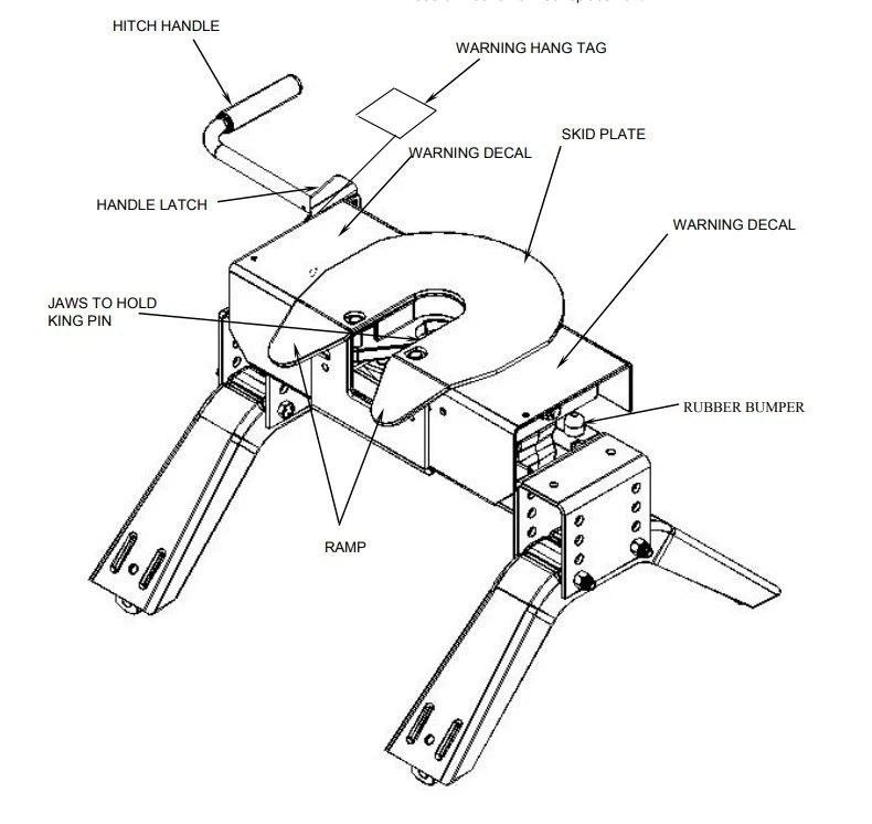 Reese 30132 20K Series HITCH FIFTH WHEEL - Imagem 2 de 2