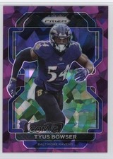 2021 Panini Prizm Purple Ice Prizm 29/225 Tyus Bowser #286 6q5