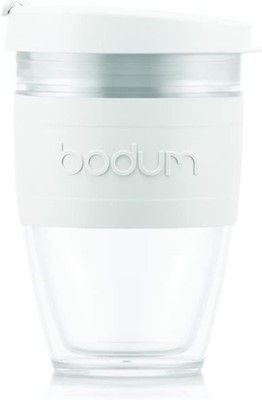Bodum Thermobecher weiß 0,25l doppelwandig Kunststoff Schraubdeckel 11889 913S