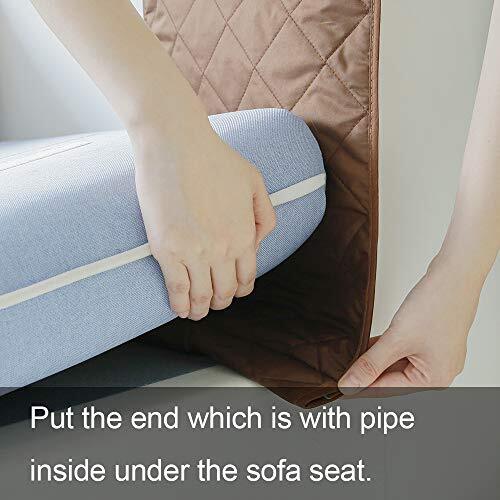 5 Pockets Sofa Armrest Organizer with Cup Holder Tray TV Remote Control Holder - Picture 2 of 6