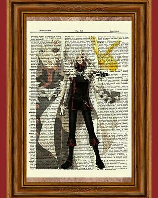 Hellsing Alucard Anime Dictionary Art Print Poster Picture Book