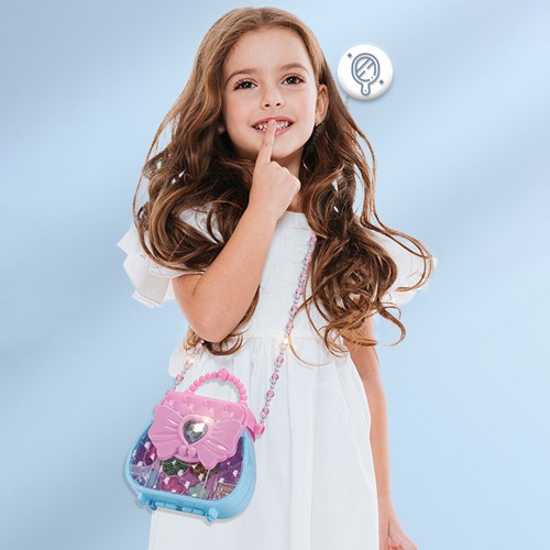 Kids Girls Makeup Toys Set Cosmetic Pretend Play Kit Princess Toy Gift for Kids - Picture 3 of 7