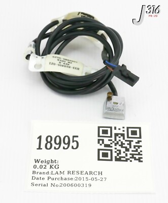 18995 LAM RESEARCH CABLE ASSY, SENSORS PM OPEN, B1P3, 0.9M 833-810455-021
