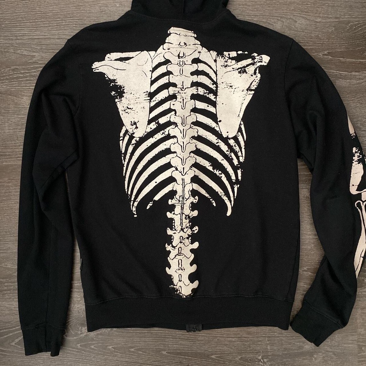 XXXrude Skeleton Hoodie Hot Topic Lip Service Tripp Nyc Jnco | eBay