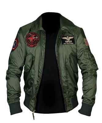 Tom Cruise Top Gun Maverick Flight Bomber Jacket Jet Pilot Jacket