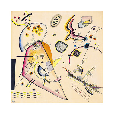 Wassily Kandinsky, Ohne Titel Untitled, 1923, Lustre Canvas Print, 24'' x 24''
