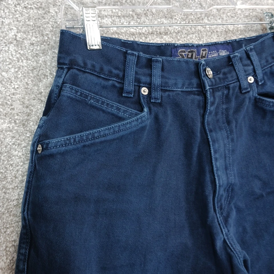 Jeans Solo Semore de Colección Para Hombres 30 Azul Denim Algodón Años 90 Y2K EE. UU. Sueltos Hip Hop Foto 3 de 4