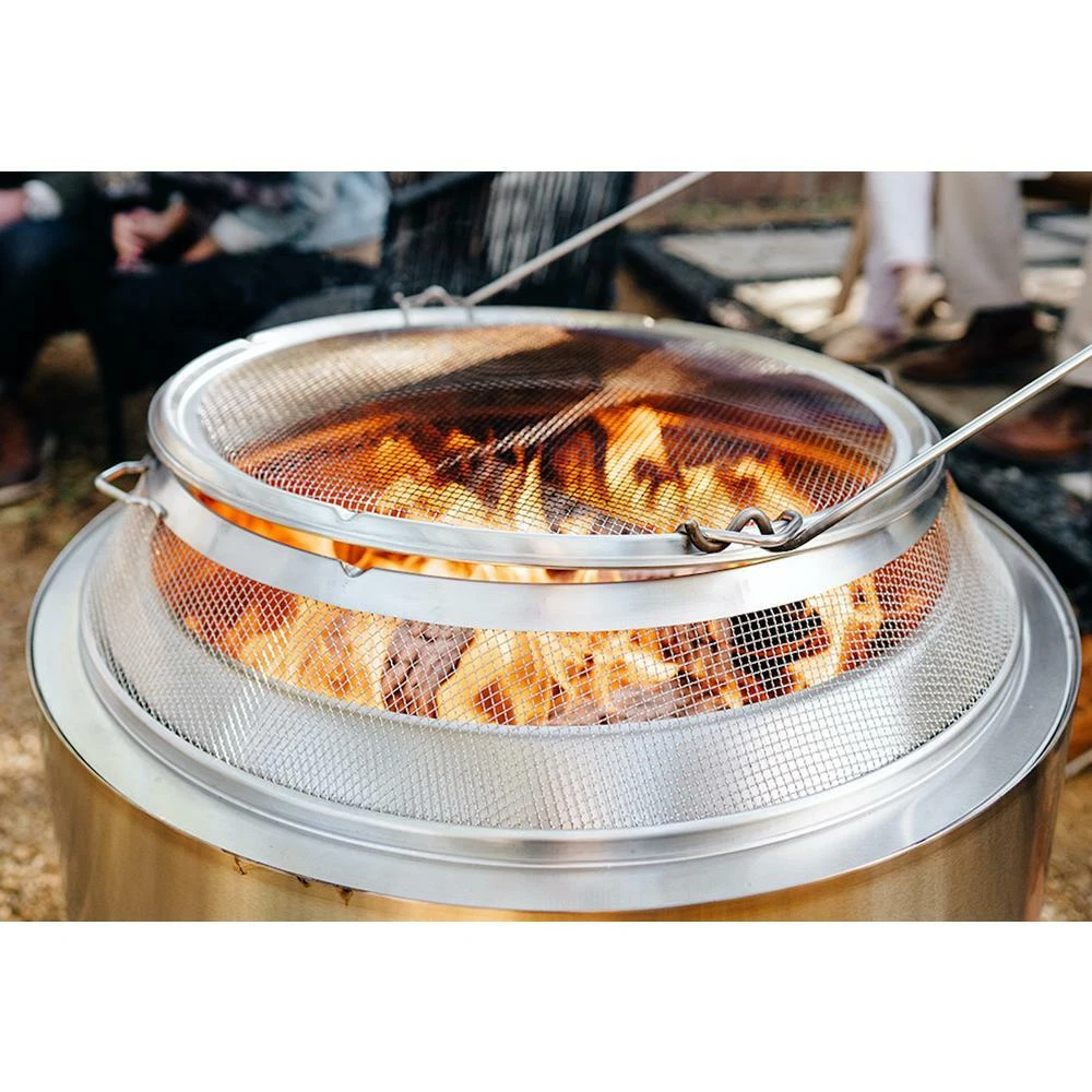 Solo Stove Fire Pit Screen 27 Inch Heat Shield Heating Accessory Stainless  Steel | eBay