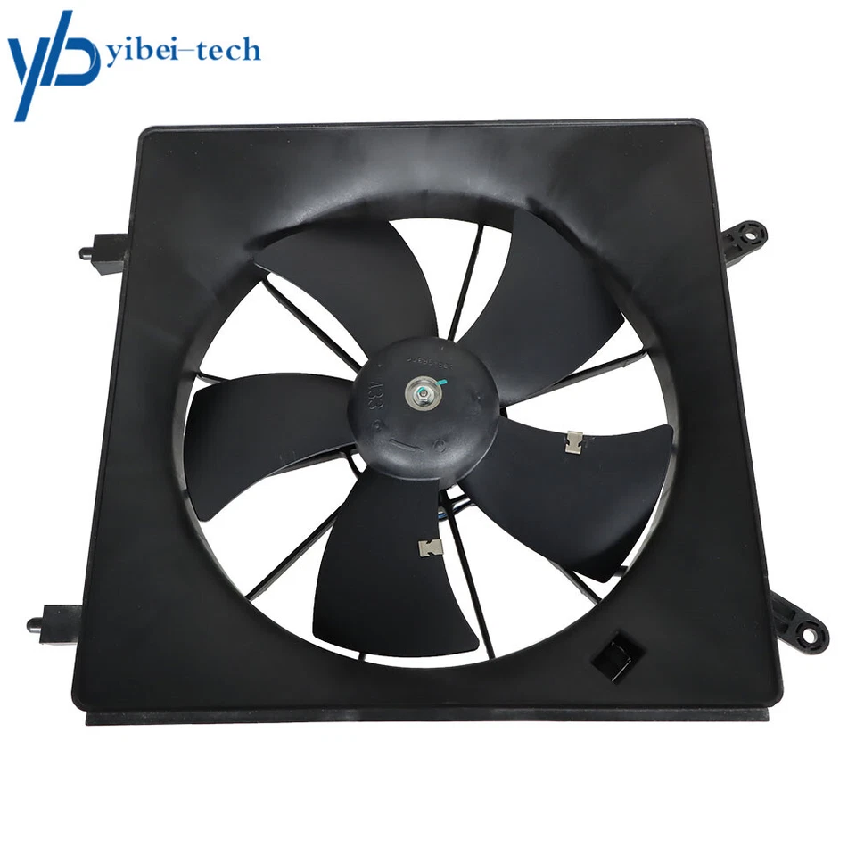 Radiador condensador CA refrigeração 120W ventilador ajuste 2002-2006 Honda CR-V CRV elemento par - Imagem 3 de 4