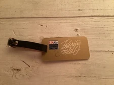 Vintage US Air Priority Gold Frequent Flyer Identification Tag