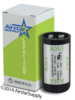 Motor Start Capacitor 25-30 uF MFD 110 / 125 VAC MARS 11003 JARD 11903 PMJ25
