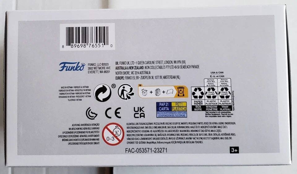 Boneco Funko Pop #664 Star War The Mandalorian Grogu in Prama Vinly novo em Pkg - Imagem 4 de 4