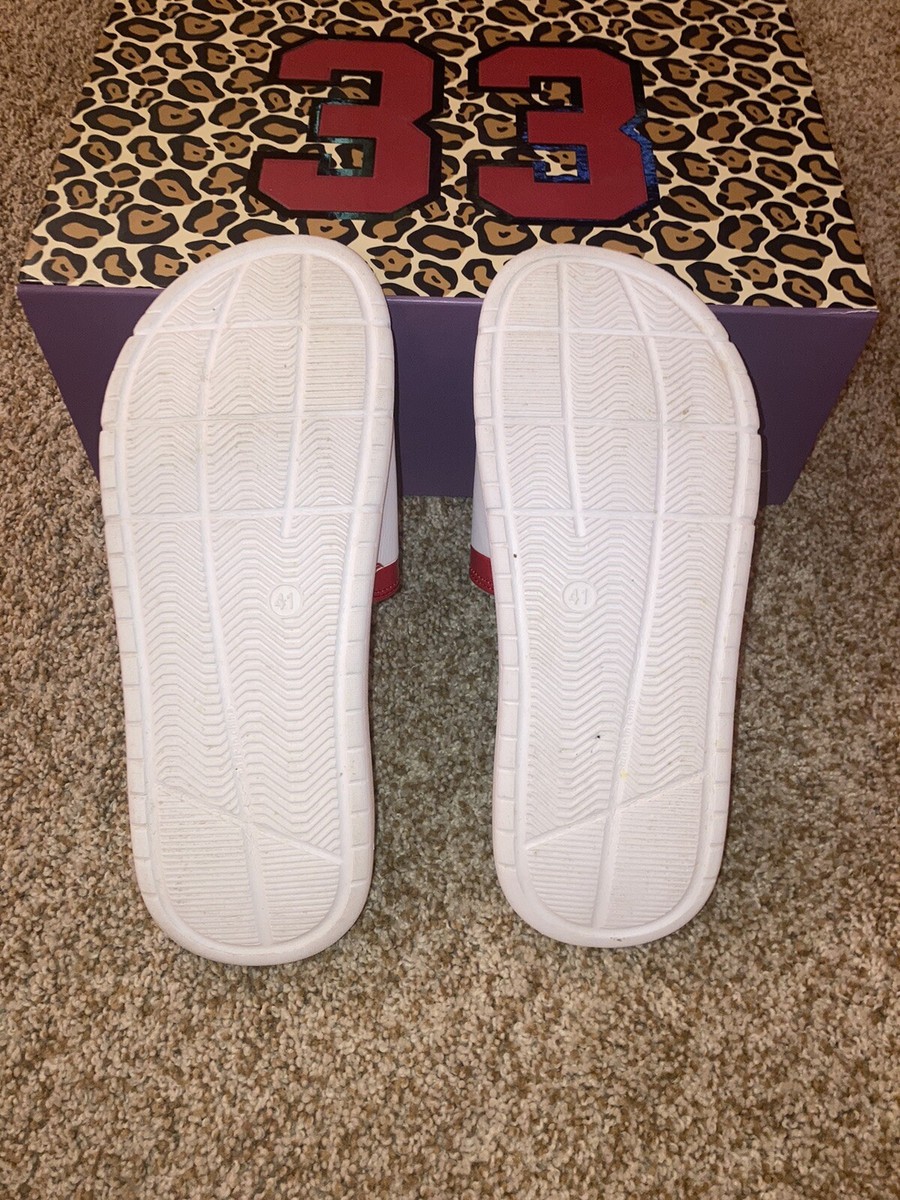 Kith x CocaCola Coke Chancletas White Slides Mens Size 8  display picture 2