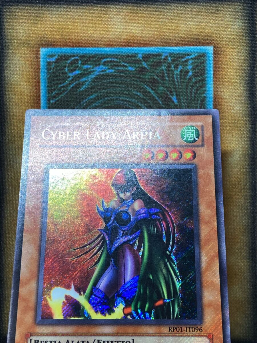 Yugioh Cyber Harpie Lady RP01-EN096 RP01-IT096 Secret Rare Yugioh Cyber Harpie Lady RP01-EN096 RP01-IT096 Secret Rare