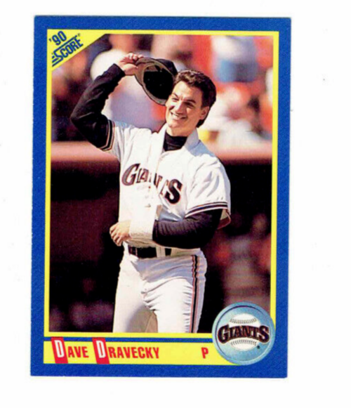 Dave Dravecky Giants #43 Pitcher #550 Score 1990 Baseball Card | eBay