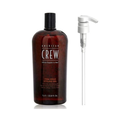 American Crew Firm Hold Styling Gel 33.8 Fl Oz with pump