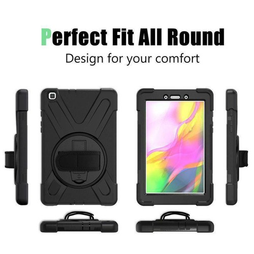 For Samsung Galaxy Tab A 8.0 10.1 10.5 S6 S7 Case Heavy Duty Armor Stand Cover - Picture 4 of 81