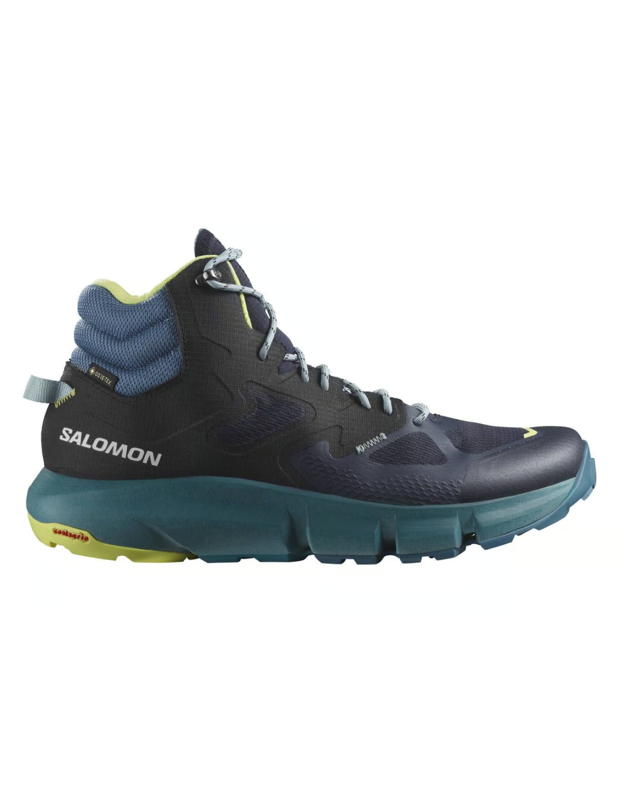 Stivali Uomo UK 6.5 Salomon Predict Hike Mid GTX Soletta Lunghezza 25.5Cm E 40 Goretex