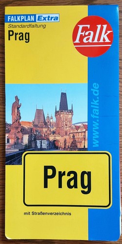 Falk Stadtplan Extra - Prag mit Straßenverzeichnis - Standardfaltung