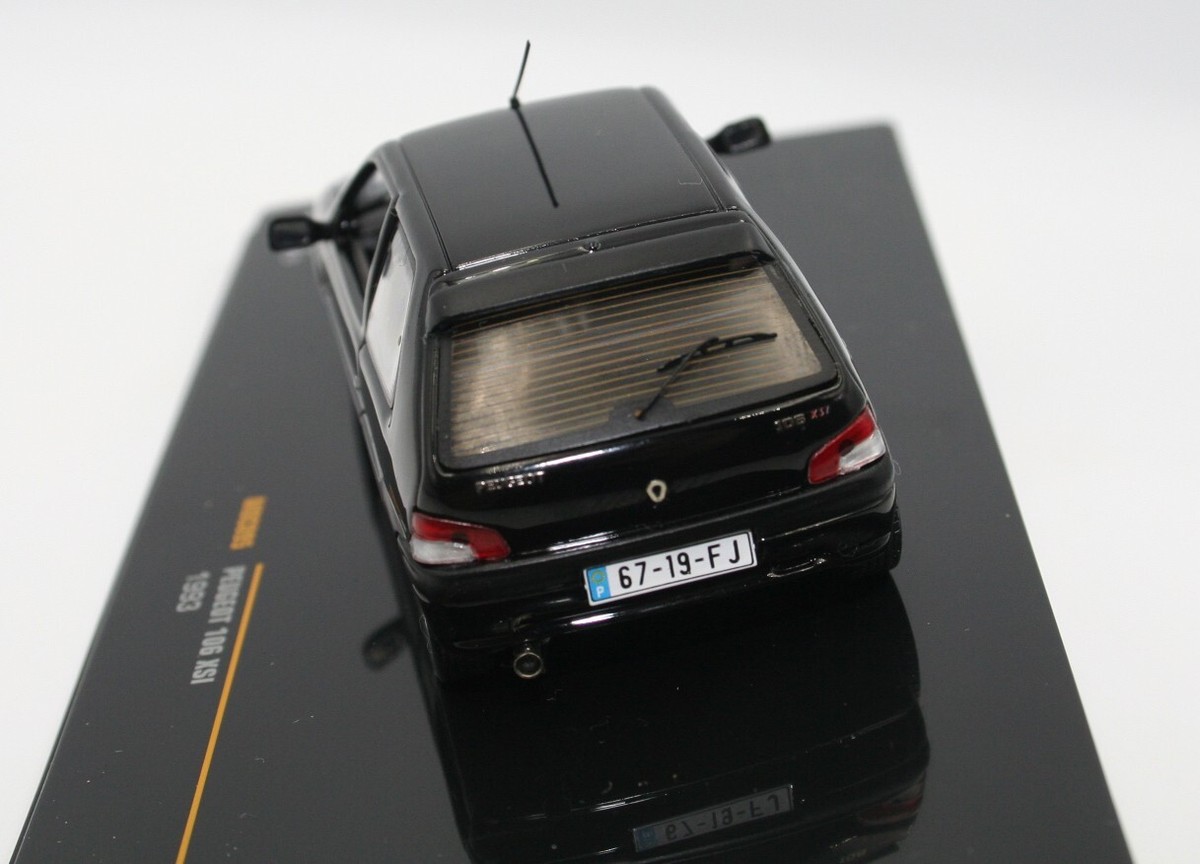 IXO 1/43 PEUGEOT 106 XSi 1993 BLACK Model Car | eBay