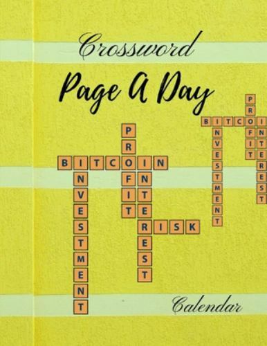 Crossword Page A Day Calendar Moderate Crossword Puzzle Books Criss Cross Book Word Fit Crossword Puzzle And Solutions Puzzles Brain For Adults And Kids Medium Difficulty By Parratee M Kansadee 2019