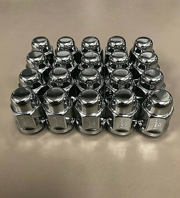 CHROME LUG NUTS and LOCK SET 14mmx1.50 Fits Jeep Grand Cherokee 18 19