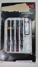 rOtring S0699370 Isograph Technical Drawing Collage Set, 3 Pen 0.2 0.3 0.5 *READ