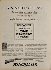 1955 Print Ad Winchester Model 12 Repeater Shotguns Firearms Time Payment Plan