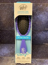 The Wet Brush Custom Care THIN  FINE Hair Detangler - Purple
