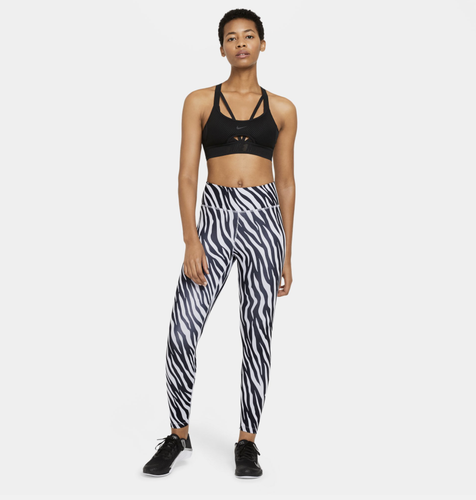 Printed Leggings - Zebra Purple 