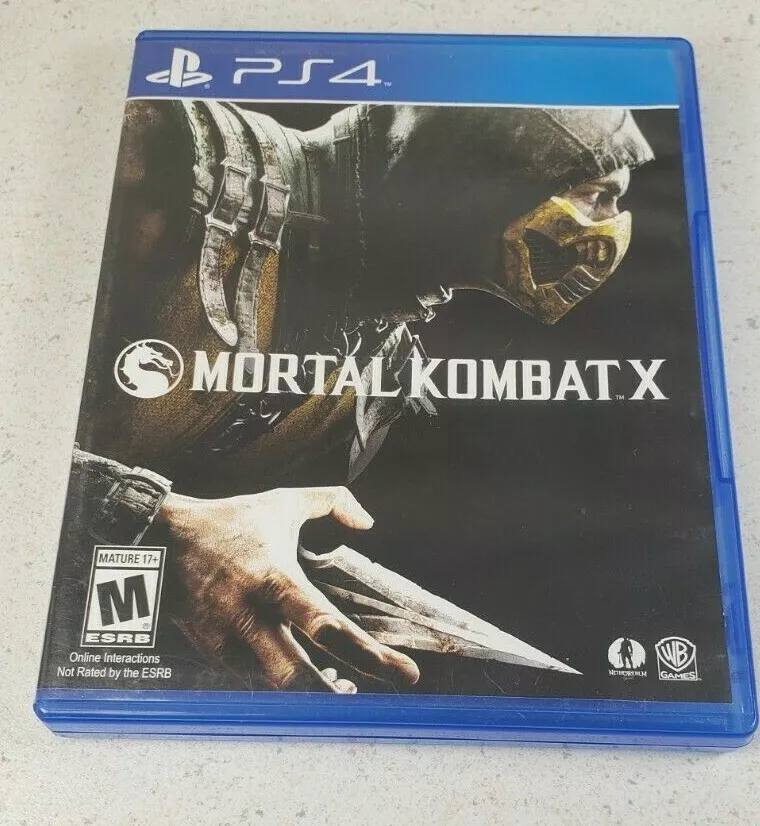 Mortal Kombat X Sony PlayStation 4 PS4 Game Tested and Works