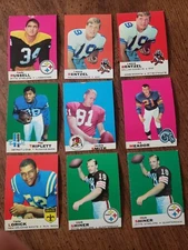 1969 TOPPS FOOTBALL YOU PICK # 17 - #262 ****FREESHIPPING****