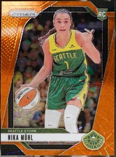 2024 Panini Prizm WNBA - Orange Prizms Basketball Nika Muhl #75 NM